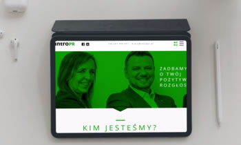 INTRO PR - serwis internetowy TYPO3